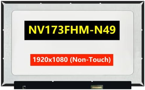 Tftcenter Lcd Екран Замена ЗА B173HAN04.2, B173HAN04. 3, NV173FHM-N46, NV173FHM-N49, NV173FHM-N4C, 17.3 FHD 1920x1080 30pin IPS Лаптоп