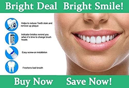 Глави за четки за заби на светла за замена, компатибилни со електрична рачка за заби на Philips Sonicare, за Sonicare E Series Essence,