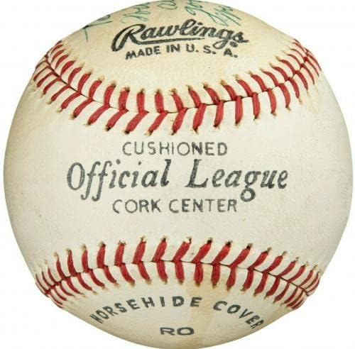 Прекрасен ваху Сем Крафорд сингл потпишан бејзбол ПСА ДНК ЦОА - Автограмски бејзбол