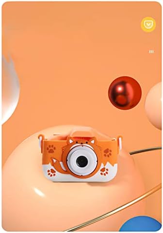 Детска дигитална камера, детска камера симпатична покривка 2.0 инчен екран 40MP двојна камера преносен за снимање на видео