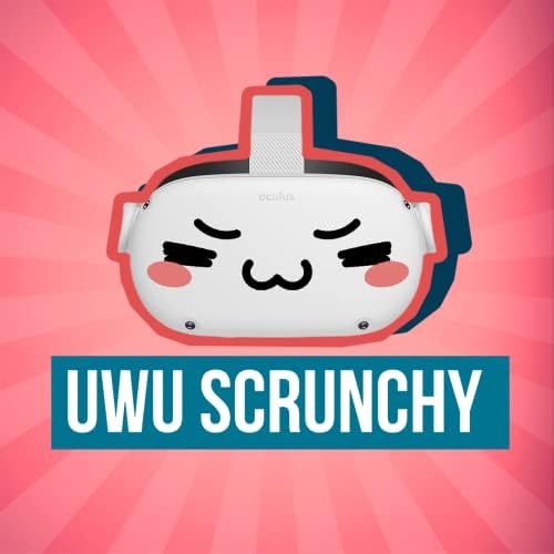 UWU Scrunchy - Oculus Quest 2 - Decals - Black & Pink