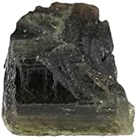 Gemhub Бразилски црна турмалин груба природна сурова сурова 5,75 КТ бразилска турмалинско лекување кристал