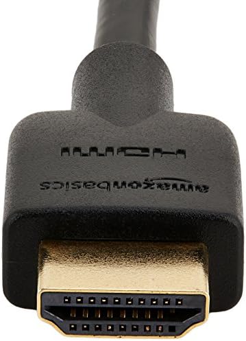 Амазон Основи Голема Брзина HDMI Кабел - 3 Нозе, Пакет од 10, Црна