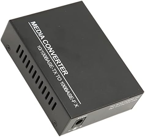 Конвертор на медиуми на Qinlorgo Fiber Media, Автоматско преговарање 100M SFP Ethernet Switch Metal Case for Metwork