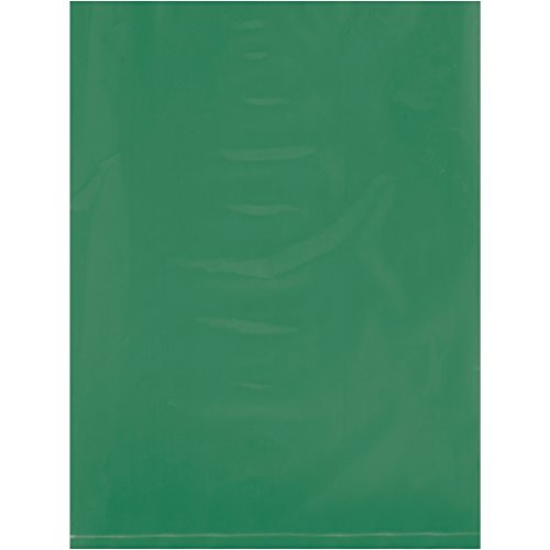 Рамни поли торби, 2 мил, 9 x 12, зелена, 1000/случај