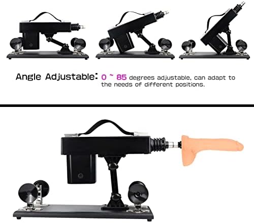 Секс секс машина за жена, фрлајќи дилдо машини со додатоци, прилагодлива брзина и агол сексуални играчки за задоволство на жените