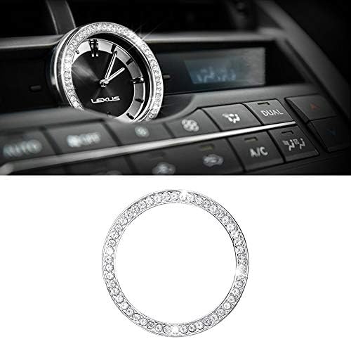 Внатрешни додатоци за внатрешни работи Carfib за Lexus NX NX200 NX300 F SPORT AWD FWD часовник за време на часовникот, декорации