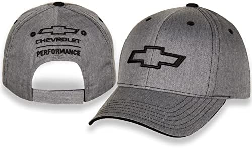 Checked Sports Sports Chevrolet Bowtie Бејзбол капа за мажи - капа за трки со лого автомобили