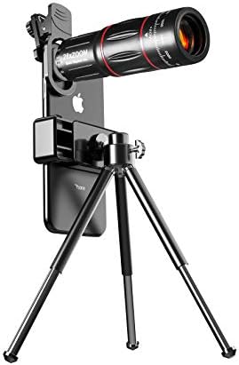 Леќи за телефонски фотоапарати 28x монокуларни телефонски леќи за гледање птици работат со iPhone 11/ Pro/ Pro Max Samsung Pixel