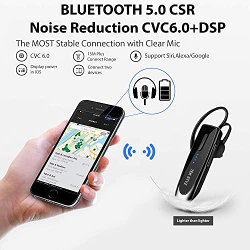 Слушалките за TEK Styz компатибилни со Nokia G50 во уво Bluetooth 5.0 безжичен слушалки, IPX3 водоотпорни, двојни микрофони,