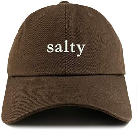 Трендовски продавница за облека солена везена цврста прилагодлива неструктурирана тато капа