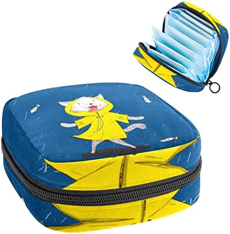 Мачка сина санитарна салфетка торбички торбички торба за тинејџери подложни торби за период за училишна санитарна торбичка за женски производи