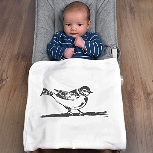 Azeeda 'Perched Bird' Baby Baby/шал