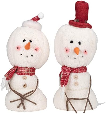 Транспак кадифен снежен човек од ткаенина од ткаенина за празници од 2