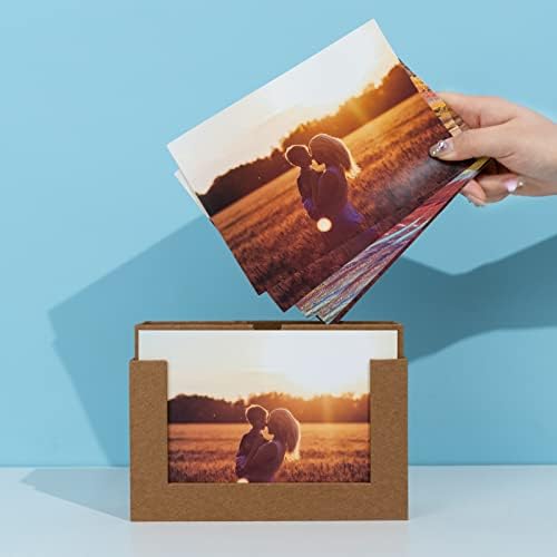 Ајуоненски Кутии за Складирање Фотографии 5х7, Картонски Кутии За Фотографии За Слики, Комплет Кутии За Складирање Семејни Фотографии,