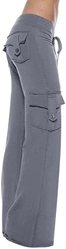 Keusенски панталони за пешачење за пешачење џогери џогери со падобран панталони за жени лабави панталони со џокери со џебни џемпери