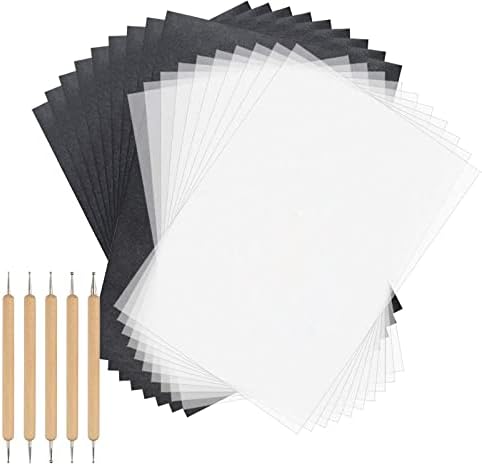 Комплетот за јаглеродна хартија Sainwora вклучува 150 чаршафи со копирање на хартија за пренесување на јаглерод и хартија за