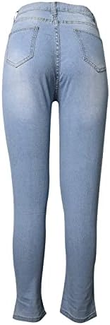 Панталони со здолништа за жени кои се обидени летни половини со тексас фармерки искинаа обични женски обични панталони 3Д животински