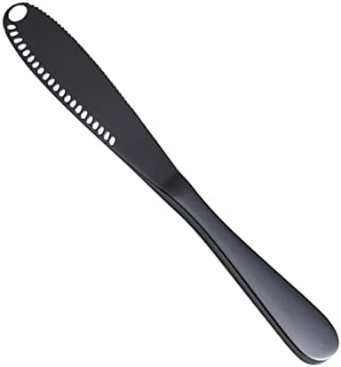 FHVNP 304/430 Не'рѓосувачки челик путер нож сирење нож путер леб џем нож за печење гребена [MagicColor] 430StianceSteelButterKnife