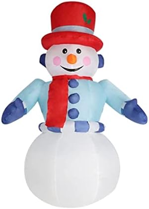 Божиќни украси на надувување Есл, надворешни Божиќни надуени декоративни снежни декоративни градинарски играчки со надувување со светла на отворено Божиќна деко?