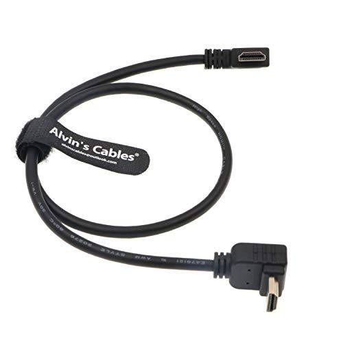 Каблите На алвин Z Cam E2 L Облик 4K 60P HDMI Кабел Прав Агол На Прав Агол HDMI Кабел СО Голема Брзина ЗА Атомос Shinobi Ninja V Монитор