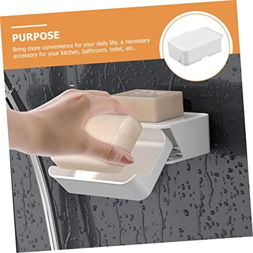Осалади кутија сапун кутија пластична палета пластична контејнер бања држач за сапун сапун држач за лента за сапун преносен бар двоен слој сапун