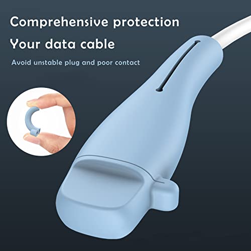 Sivfotid полнач кабел за кабел за заштитен силиконски ракав за телефон за телефонски кабел за полнење iPhone ipod, за атол-USB 2