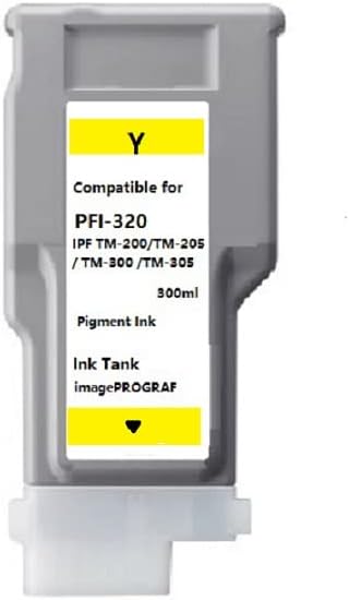 Ivivid Colors 3 Color Pack PFI- 320 Компатибилен цијан магента жолт касета за касети за канон PFI-320MBK-за Canon ImagePrograf TM-200