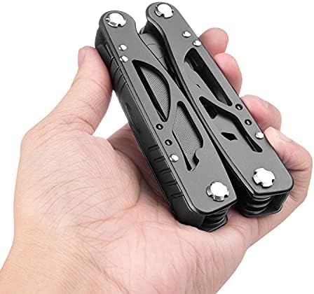 Toyo Hofu Mini Multitool со клешти, џебен нож Мулти -алатка со шрафцигер Филипс, секач за жици, отворач