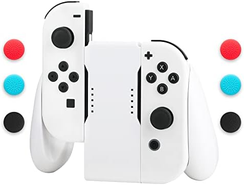 Gldram Goycon Charger Grip for Nintendo Switch & Switch OLED додатоци, Switch oy Con Контролор за полнење зафат со LED индикатор, кабел за полнење