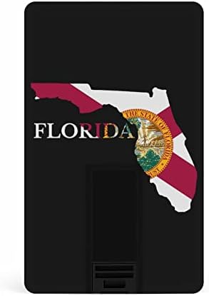 Флорида Мапа Знаме КРЕДИТНА Картичка USB Флеш Персоналните Меморија Стап Клуч За Складирање Диск 64G