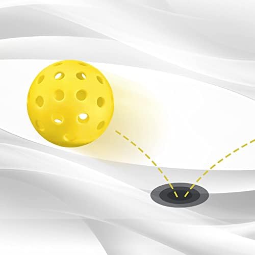 Тонели топки со топки од Tneltueb, пиклеболи одобрени од УСАПА за санкционирана турнирска игра, 16 пакувања 40 дупки дизајнирани за