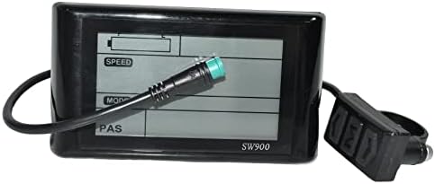 Jueyhapy Ebike SW900 LCD дисплеј Контрола 24/36/48/60/72V мерач на брзина жичен водоотпорен приклучок додатоци за велосипеди