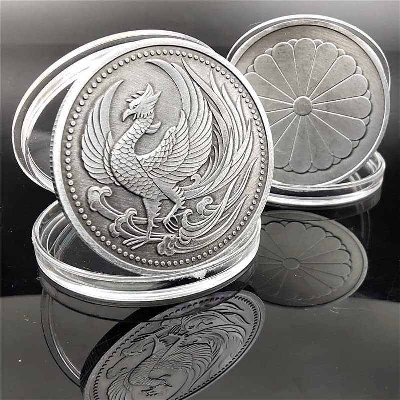 Место Животински Монета Феникс Комеморативна Монета Гроздобер Сребрена Монета Колекција
