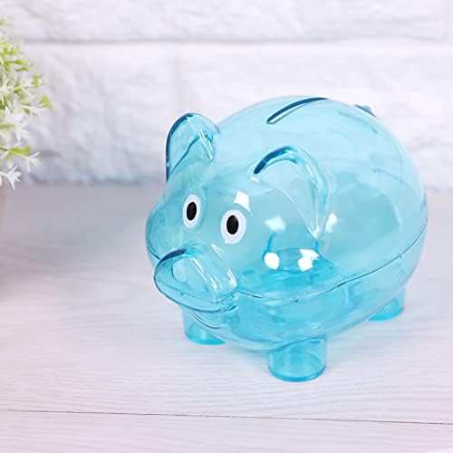 Омабета пластична свиња пари банка, заштеда на кутија за монети, свинче банка симпатична свинче банка за свињи кутија пластична