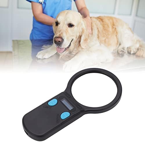 Скенер за миленичиња микро чипови, USB 2.0 продавница 128 ознаки Animal RFID чипс читач LED светло за куче за железнички инспекција за