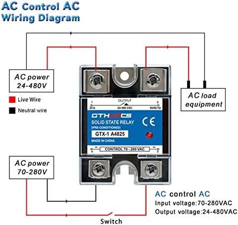 ILAME SSR 10A 25A 40A DA ENTING DC CONTROL CONTROL AC TERT SINE 3-32VDC CONTROL 220V AC SSR-10DA 25DA 40DA SOLID STETION RELAY DC-AC, големина: 10A)