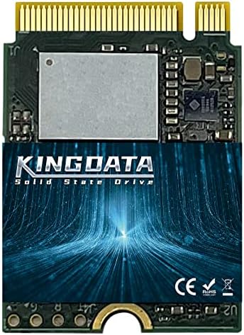 Kingdata 512GB M.2 2230 NVME PCIE SSD Gen 4.0x4 - Внатрешен погон на цврста состојба компатибилен со PS5, палуба за пареа, Microsoft Surface,