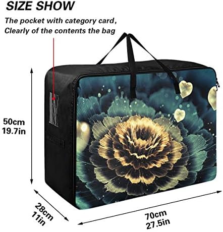 Торба за Складирање Облека Од емеливор Под Креветот За Ватенка-Торба За Организатори На Цвеќиња Со Голем Капацитет Со Патенти