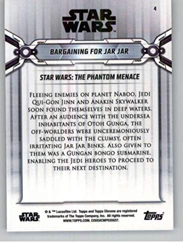 2019 Топс Хром Војна На Ѕвездите Наследство #4 Договарање За Тегла Тегла Тргување Картичка