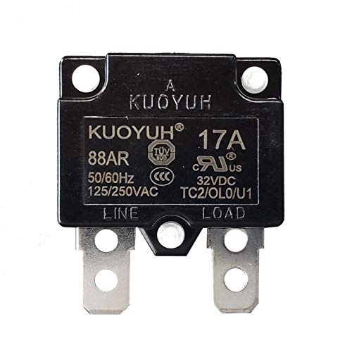 Kuoyuh USA 12-20 AMPS 88AR Series Automatic Reset Thermal Circuit