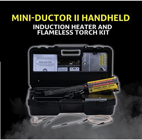Индукциски иновации - Mini -Ductor II рачен индукциски грејач и комплет за непламен факел