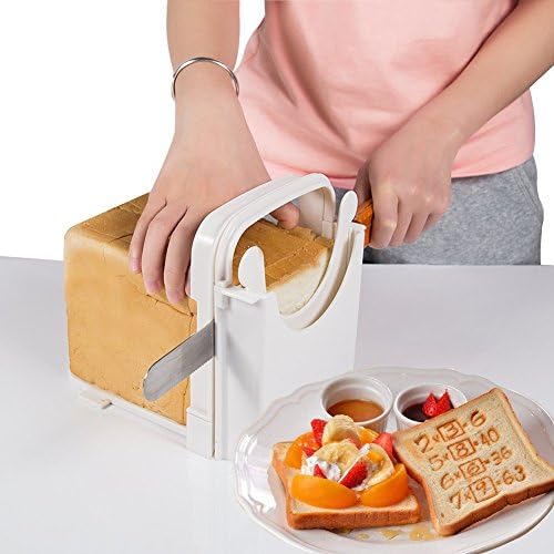 Леб за леб, преклопен леб тост од тост сендвич тост машина за сечење- брза и безбедна рамномерно исечена за вас кујна и деца што прават домашен