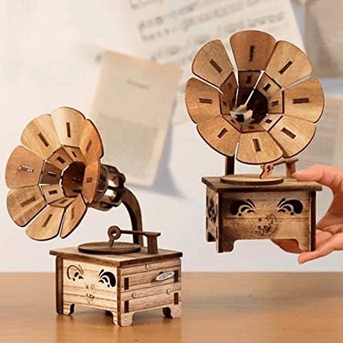 N/A Дрвена фонографска музичка кутија Музичка кутија креативни деца девојки подароци домашни украси