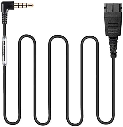 Брзо исклучување на кабелот за слушалки за gra gn со единечен приклучок од 3,5 мм за мобилни телефони за паметни телефони, лаптоп итн
