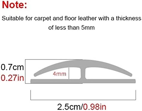 Долга двострана раб на долгиот двостран тепих, зелена/црвена/жолта/сива флексибилна лента за обликување на заптивката на подот,