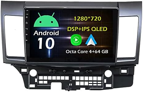 Bestycar 10.1 Android Автомобил Стерео Радио За MITSUBISHI LANCER ЕКС 2008-2015 Окта Јадро Андроид 10.0 Touchscreen Headunit поддржува GPS Навигација Carplay Android Auto Bluetooth Dsp Ahd Резервна Камера-4+64
