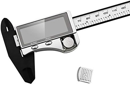 JF-Xuan со целосен екран на Vernier Caliper 0-150mm Дигитален дисплеј со двојно копче Верниер Калипер со дебеломер за автоматско исклучување