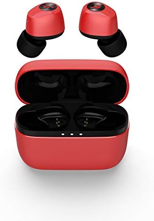 Edifier TWS2 Bluetooth Earbuds - Навистина безжични стерео во уво слушалки со Bluetooth 5.0 и 12 часа време за репродукција - црвена