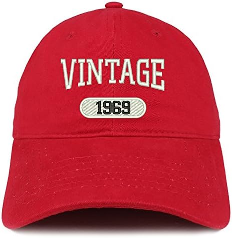 Трендовски продавница за облека Гроздобер 1969 година извезена 54 -ти роденден Опуштено памучно капаче